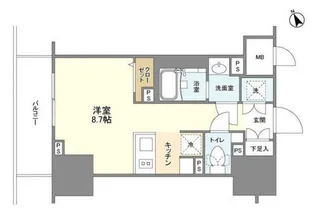 東京都台東区蔵前1【マンション】の間取り