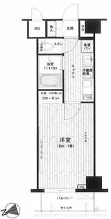 アフェクシオン南烏山【4階】の間取り