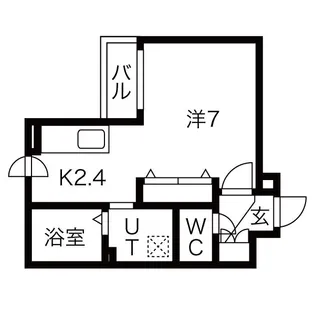 メゾン・ド・ルポ豊平【3階】の間取り