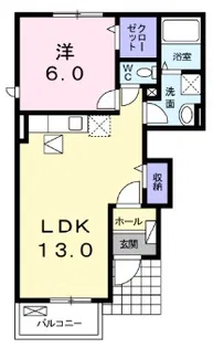 セントラルビレッジ・南【1階】の間取り
