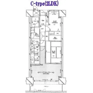 プライムアーバン堤通雨宮【7階】の間取り