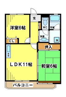 東京都世田谷区北烏山9【マンション】の間取り