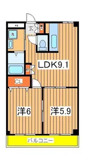 クレイスヴィラ【1階】の間取り