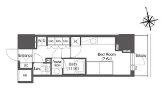 コンフォリア東上野【11階】の間取り