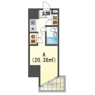 ふぁみーゆ御門町【3階】の間取り