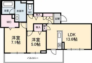 ボヌール櫻【3階】の間取り