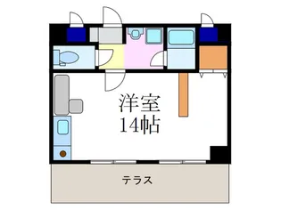 アビタシオン鴨川【1階】の間取り