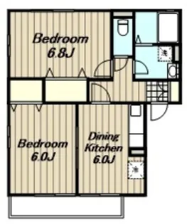 コート・フローラ【2階】の間取り