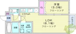 ディアコート2 A棟【1階】の間取り