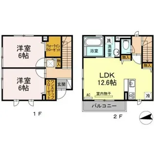 グランシャリオヴィラB棟【1階】の間取り