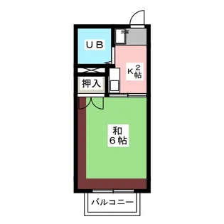 ハイム昭明【1階】の間取り