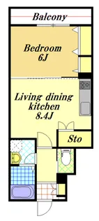 アペゼ【1階】の間取り