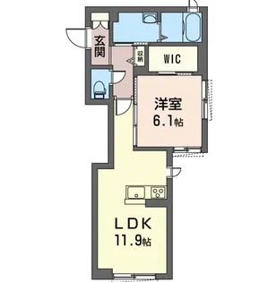 ブルーウィング【1階】の間取り
