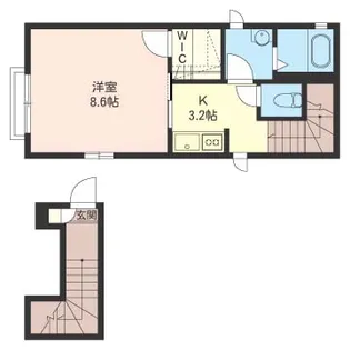 Pastel tree【2階】の間取り