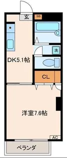 グランうらべ【2階】の間取り