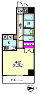 サンパティオサンアイパート1【1階】の間取り