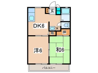 アビニオン【2階】の間取り