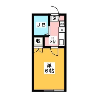 アパートメントハウス上島【1階】の間取り