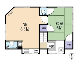 椿コーポ【2階】の間取り