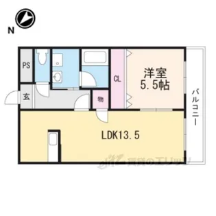 クレールあい【2階】の間取り