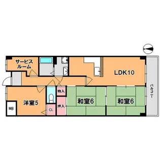 カサグランデ【1階】の間取り