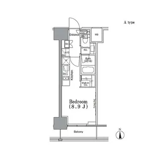 パークハビオ飯田橋【6階】の間取り