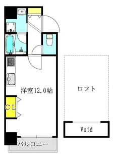 ゼウス梅田AQUA【5階】の間取り