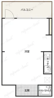ベルハイムタマチ【6階】の間取り