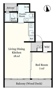 ハウス学芸大【1階】の間取り