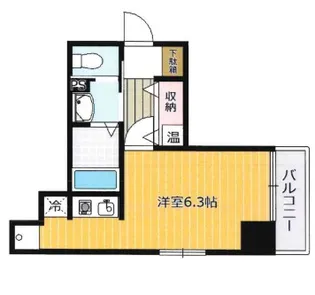 Chloe常磐町【6階】の間取り