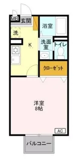 プランドール【1階】の間取り