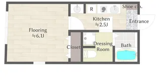 アイム若宮【1階】の間取り