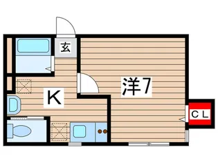 オージーパークハウス【1階】の間取り