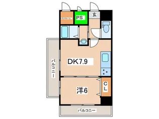 ライオンズマンション関内第3【5階】の間取り