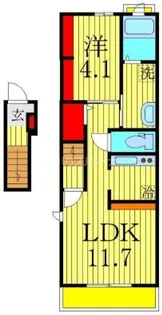 ガーナ【2階】の間取り