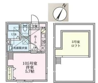 シュガール御所山ONE【1階】の間取り