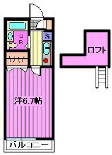 ロイヤルヒルズ【2階】の間取り