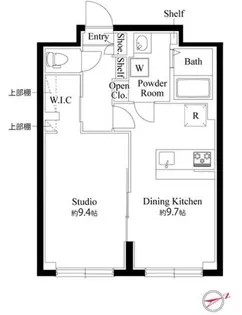 フラシア亀戸II【2階】の間取り