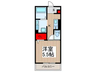 ダイワレジデンス川口【2階】の間取り