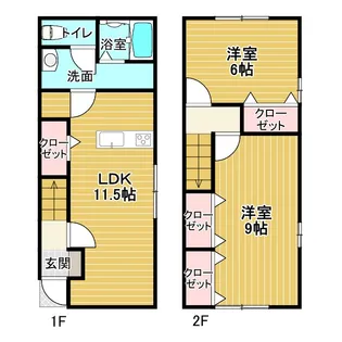 Laximo D棟の間取り