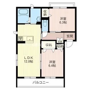 Pros garden North【3階】の間取り