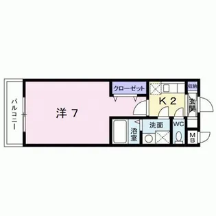 嵐山パレス【1階】の間取り