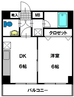 花見ビル【3階】の間取り