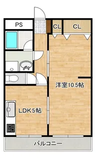 プラザN88【2階】の間取り