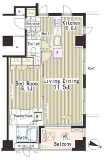 パークアクシス恵比寿【5階】の間取り