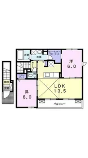 フローラ町田【2階】の間取り