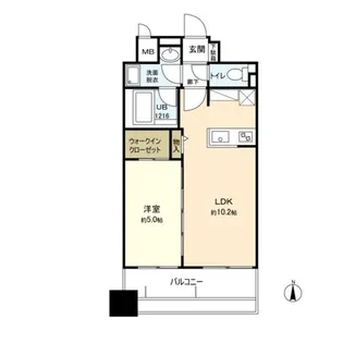 MFPRコート晩翠通り【11階】の間取り