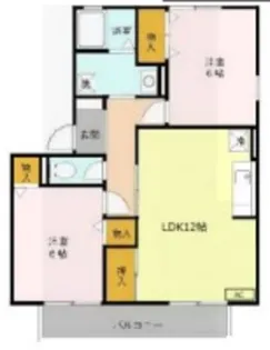 メゾンモズ【2階】の間取り