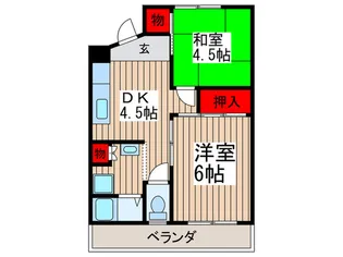 三木ハイツPart1【1階】の間取り