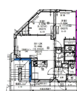 ベルシードステアー目黒碑文谷【2階】の間取り